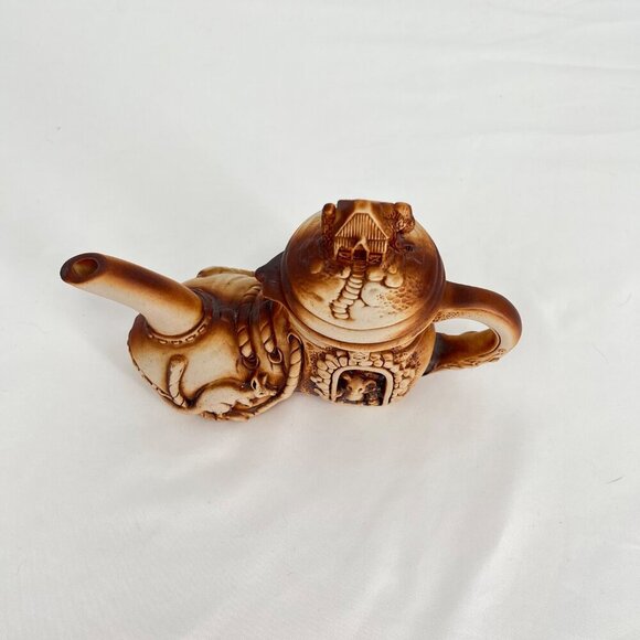 Rare Swagman Pottery Made In Australia Ceramic Tea Pot 8''L X 5.5'' H, Collectib - Picture 3 of 8